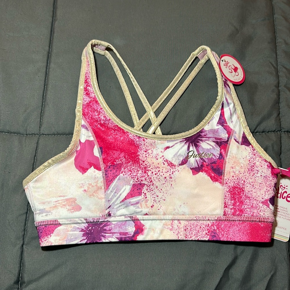 Justice Reversible Sports Bra